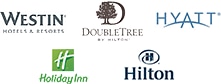 WESTIN HOTELS & RESORTS - DoubleTree BY HILTON - HYATT - HolidayInn - Hilton